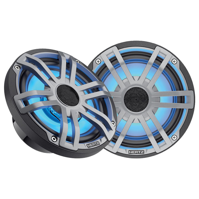 Hertz HEX 6.5 S-LD 6.5" Sport RGB LED Marine Coaxial Speakers - Pair