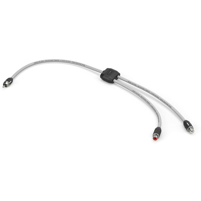 Hertz HMLCM 2-Channel Marine RCA Y-Cable with Two Males and One Female Connector