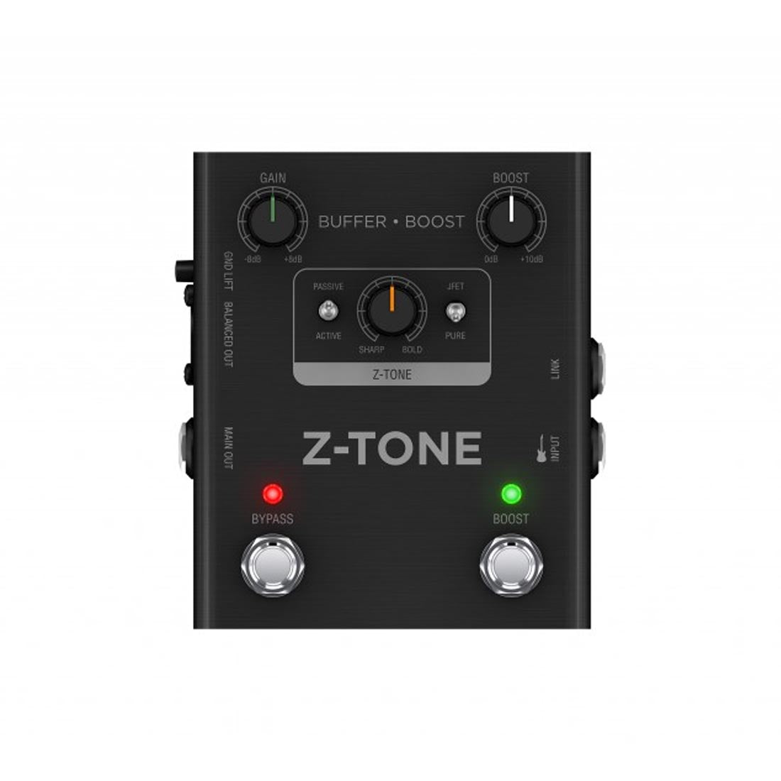 IK Multimedia Z-Tone Buffer Boost Direct Injection Preamp Pedal (1141126)