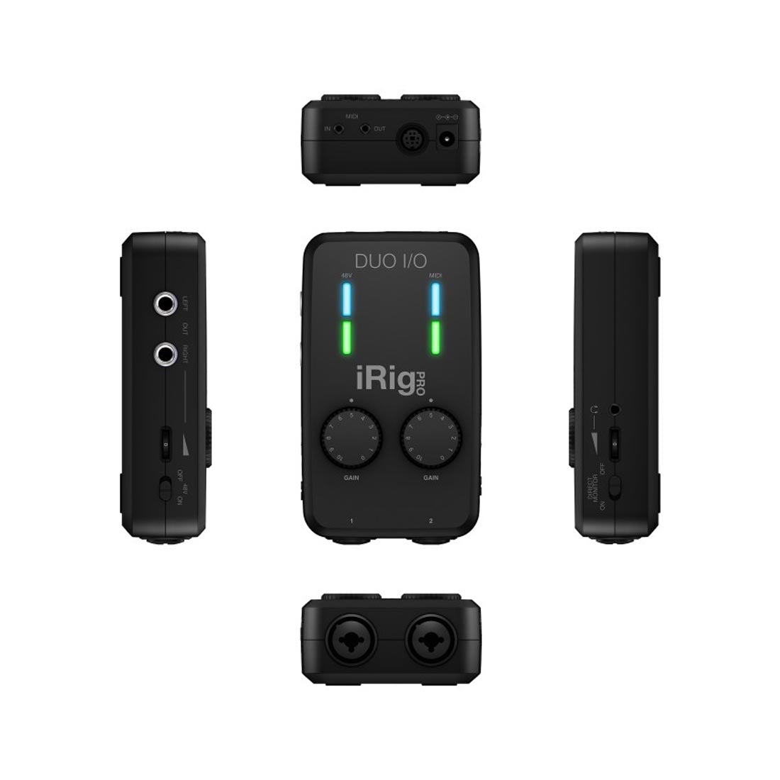 IK Multimedia iRig Pro Duo I/O 2-Channel Audio/MIDI Interface (1141108)