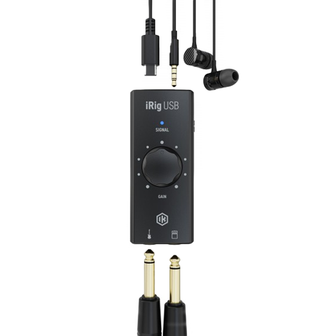 IK Multimedia iRig USB USB-C Guitar Audio Interface for iPhone, iPad, Mac & PC