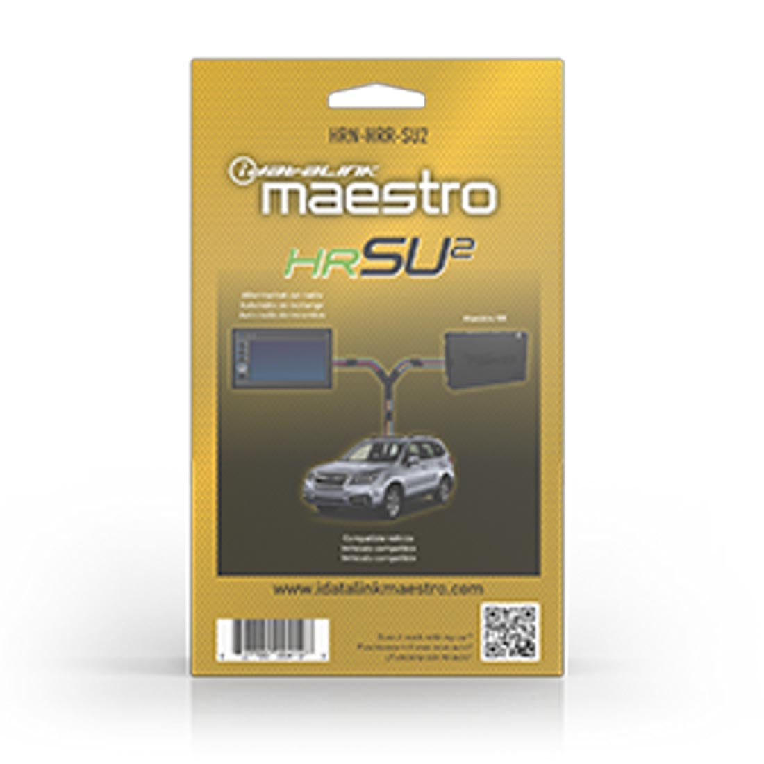 iDatalink Maestro HRN-HRR-SU2 Plug and Play T-Harness for Select Subaru Vehicles