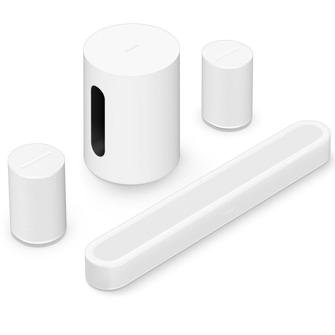 Sonos Beam Ultra Soundbar | Sub Mini Wireless Subwoofer | Era 100 (Pair) - Bundle