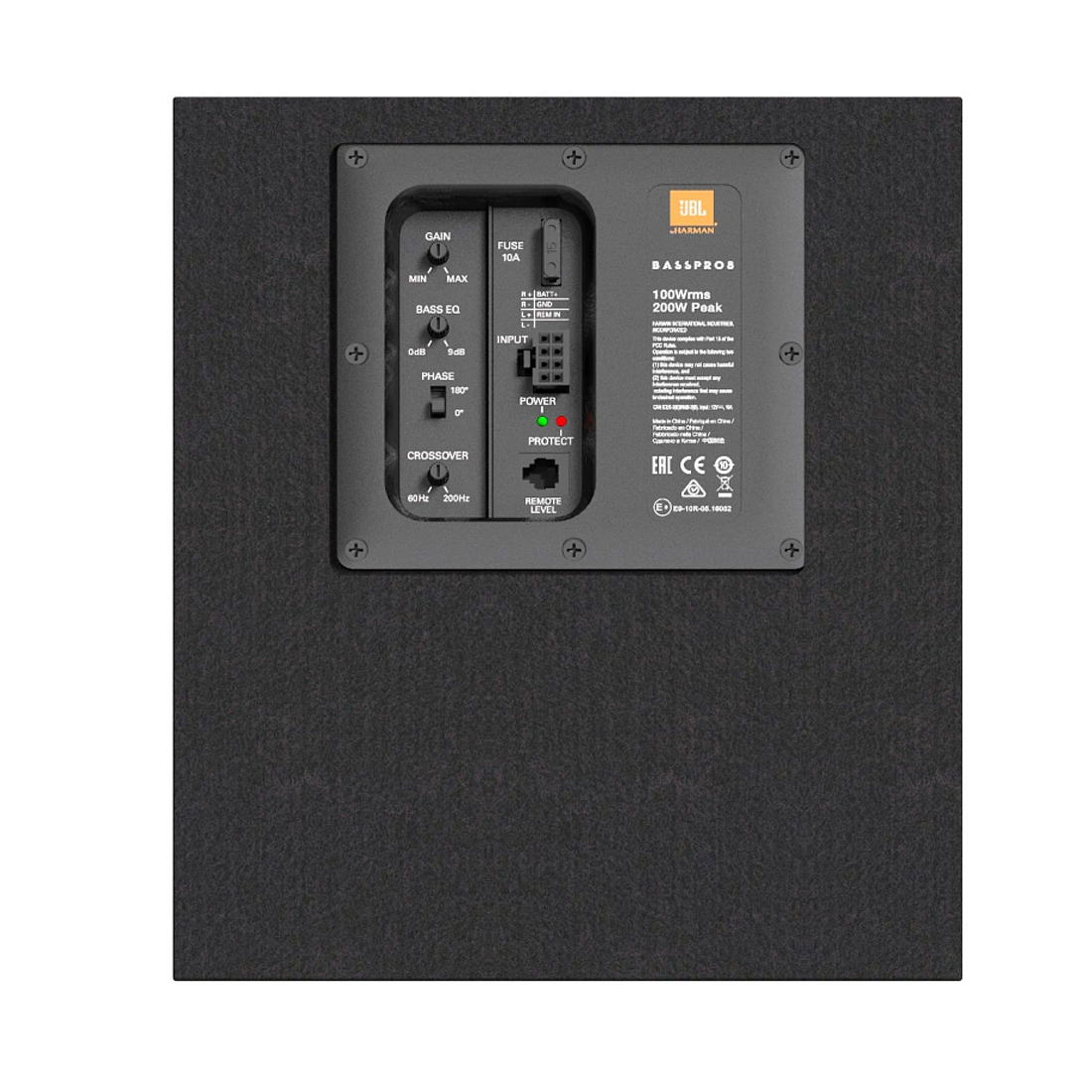 JBL BassPro 8 Powered Subwoofer System with 8" Woofer - Black