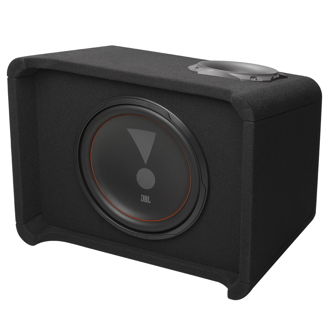 JBL Club 1200P Ported Subwoofer Enclosure with Slipstream Port Technology - Black