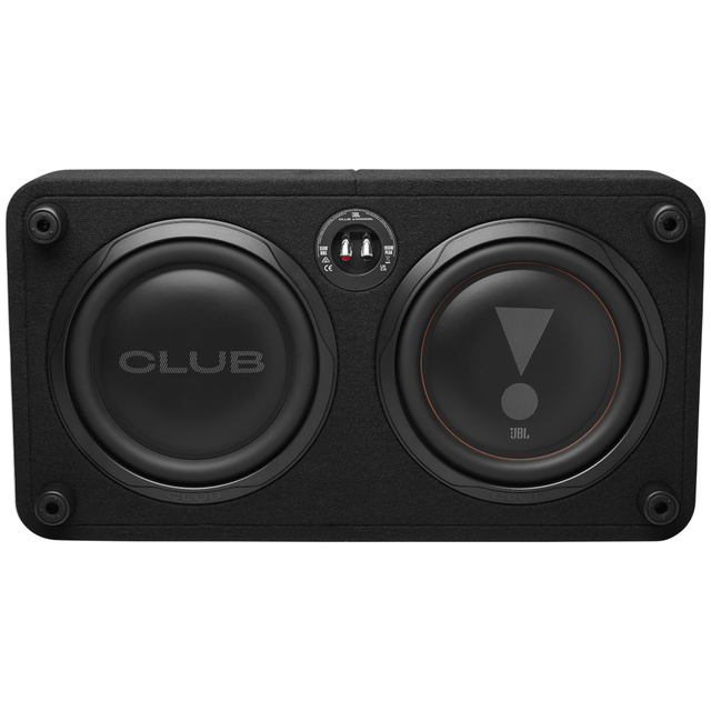 JBL Club 1200SSL 12" Shallow Subwoofer Enclosure with Passive Radiator - Black