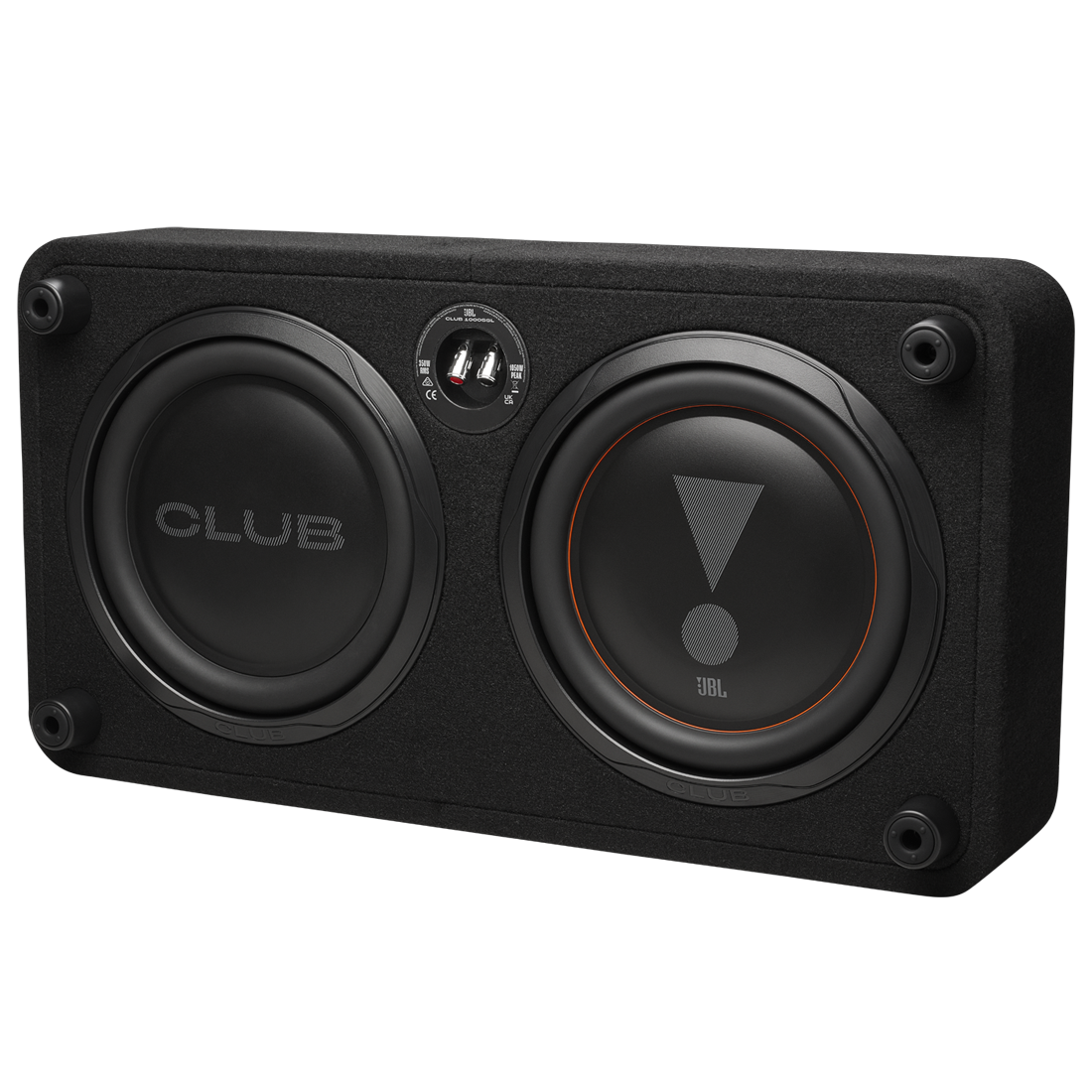 JBL Club 1200SSL 12" Shallow Subwoofer Enclosure with Passive Radiator - Black