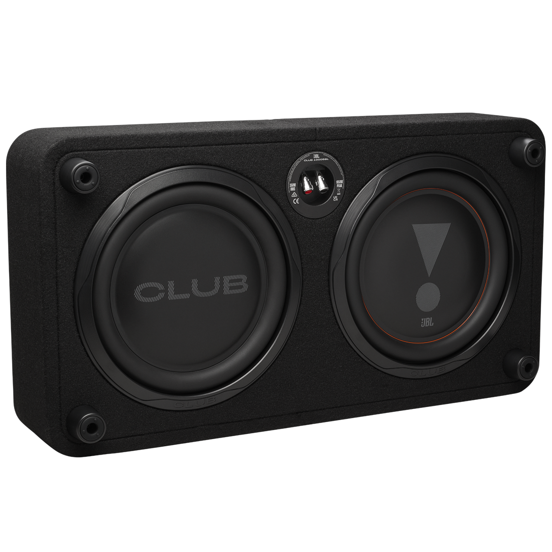 JBL Club 1200SSL 12" Shallow Subwoofer Enclosure with Passive Radiator - Black