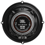 JBL Club 64 6.5" 2-Way Car Speakers With Plus One Woofer Cones - Black - Pair
