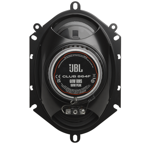 JBL Club 864F 6x8" 2-Way Coaxial Car Speakers with Plus One Woofers - Pair