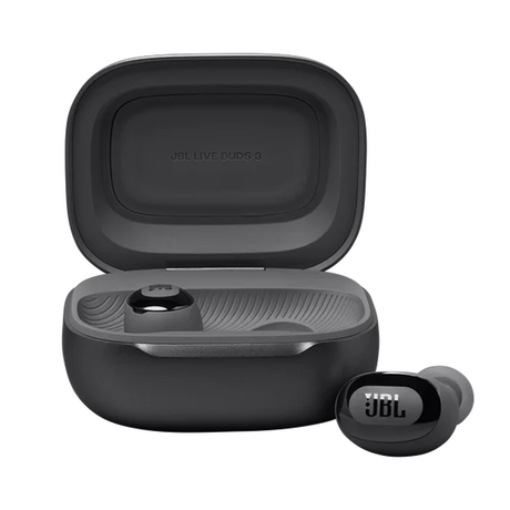 JBL Live Buds 3 Noise-Cancelling Earbuds With Smart Charging Case