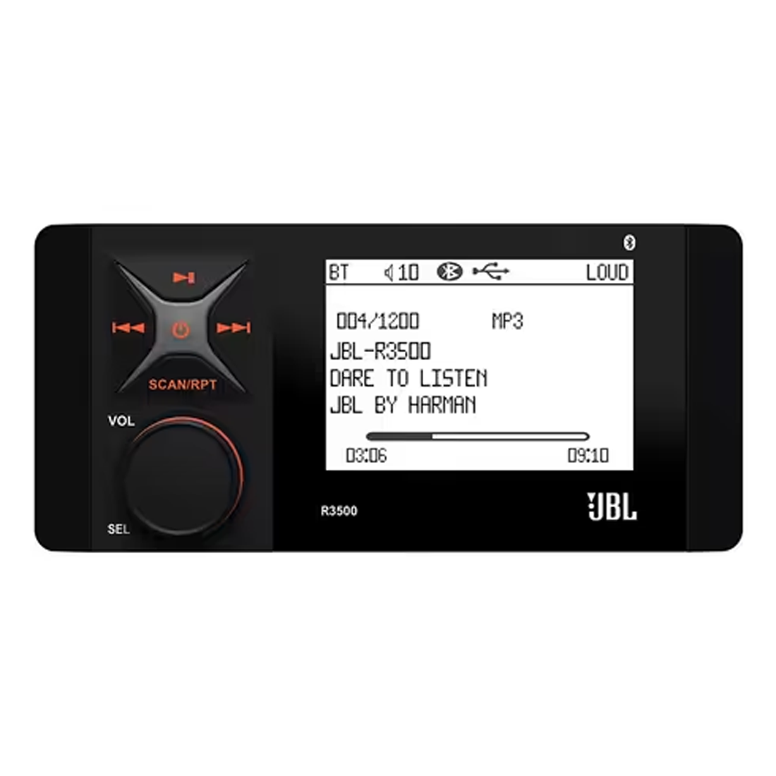 JBL R3500 Wake Series Marine Receiver with Bluetooth 5.0