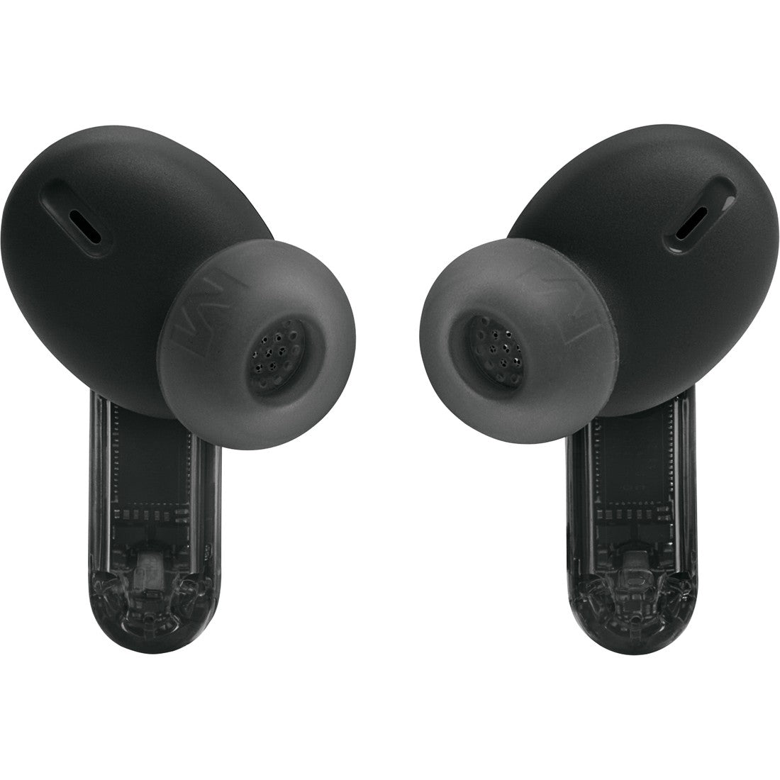 JBL Tune Beam 2 Ghost Edition - Ghost Black - True Wireless Noise Cancelling Earbuds - Back