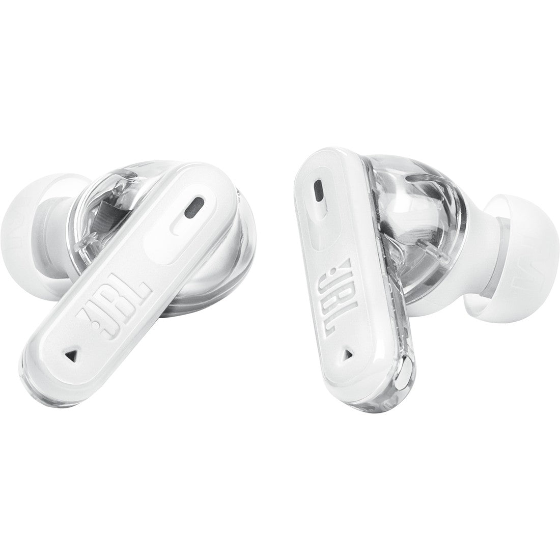 JBL Tune Beam 2 Ghost Edition - Ghost White - True Wireless Noise Cancelling Earbuds - Detailshot 4