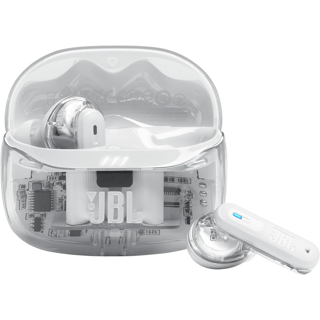 JBL Tune Beam 2 Ghost Edition - Ghost White - True Wireless Noise Cancelling Earbuds - Hero