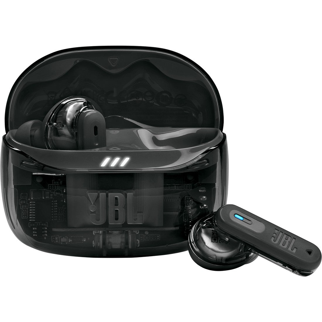 JBL Tune Beam 2 Ghost Edition - Ghost Black - True Wireless Noise Cancelling Earbuds - Hero