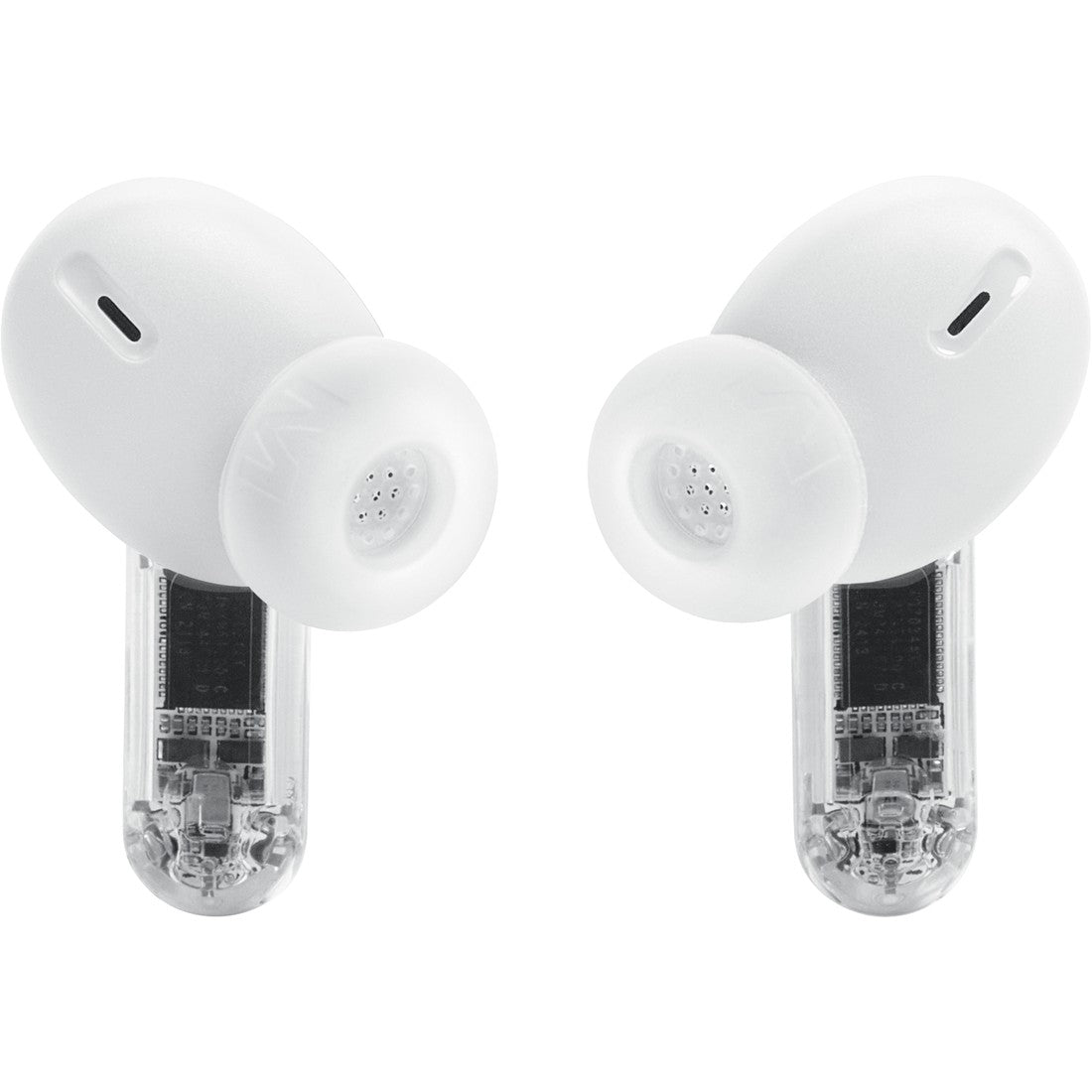 JBL Tune Beam 2 Ghost Edition - Ghost White - True Wireless Noise Cancelling Earbuds - Back