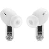 JBL Tune Beam 2 Ghost Edition - Ghost White - True Wireless Noise Cancelling Earbuds - Back