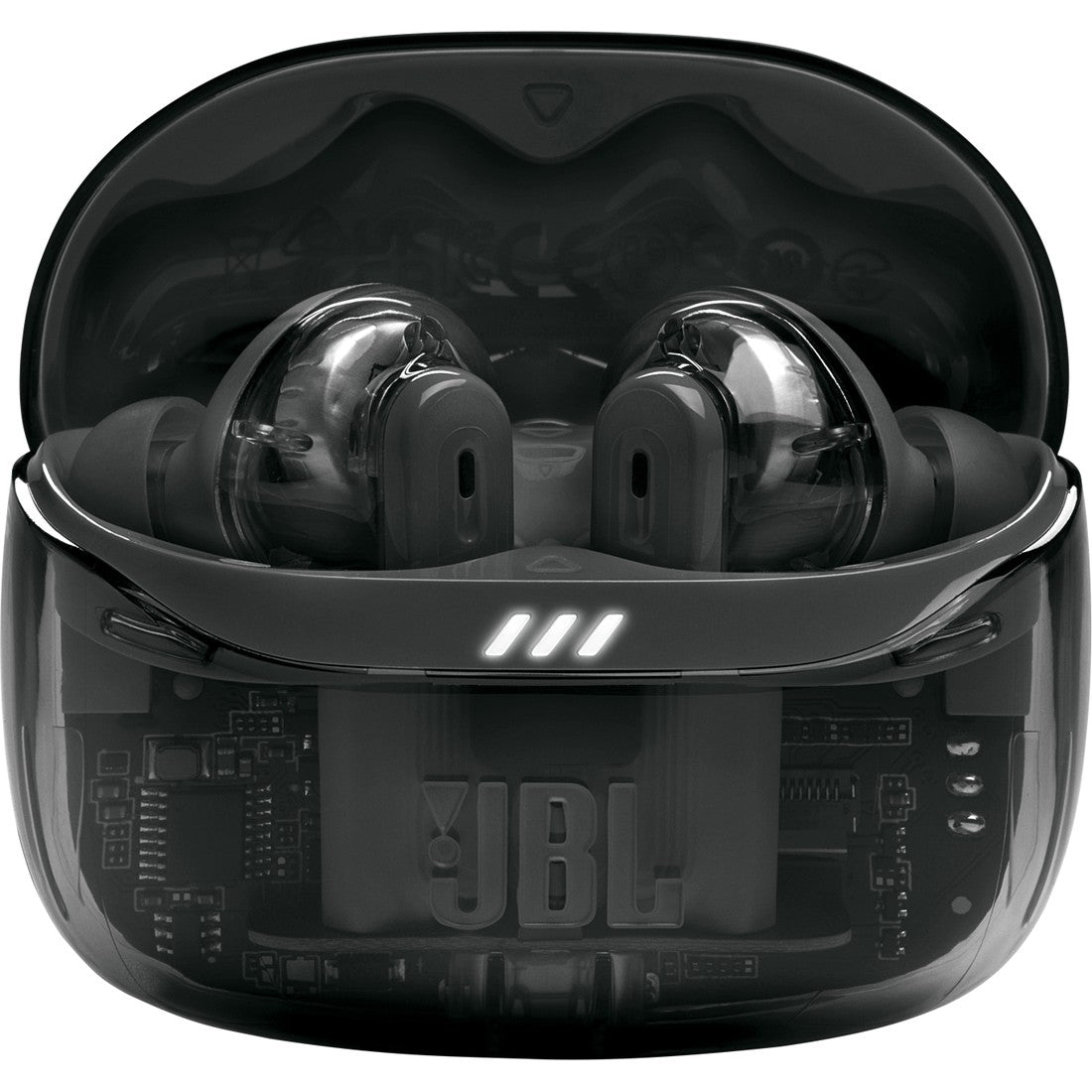JBL Tune Beam 2 Ghost Edition - Ghost Black - True Wireless Noise Cancelling Earbuds - Detailshot 1