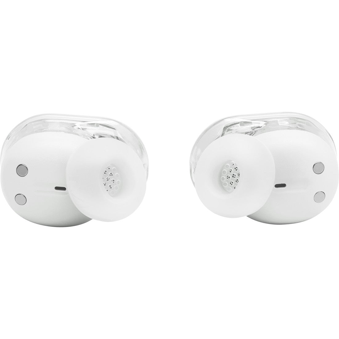 JBL Tune Buds 2 Ghost Edition - Ghost White - True Wireless Noise Cancelling Earbuds - Back