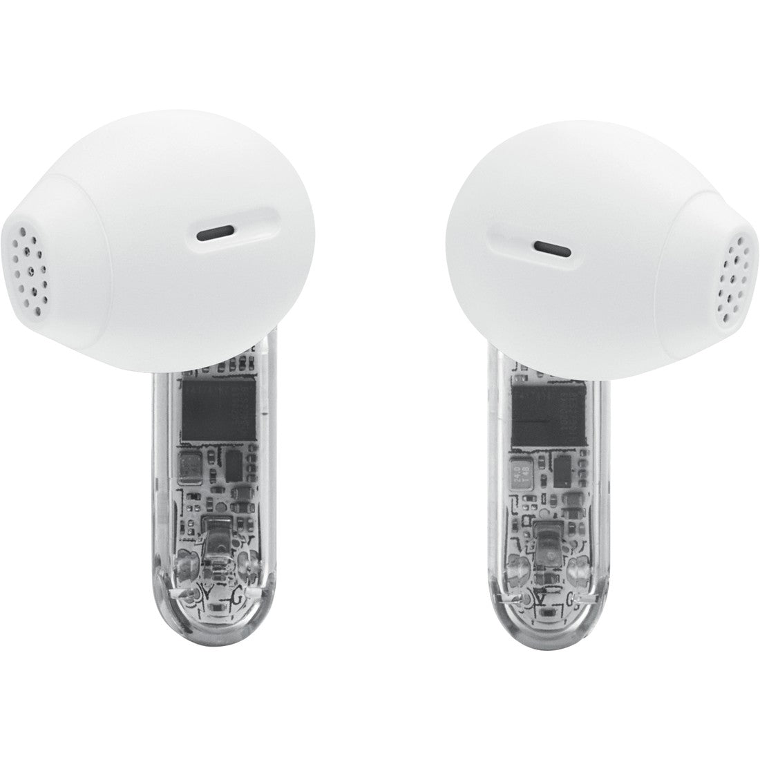 JBL Tune Flex 2 Ghost Edition - Ghost White - True Wireless Noise Cancelling Earbuds - Back