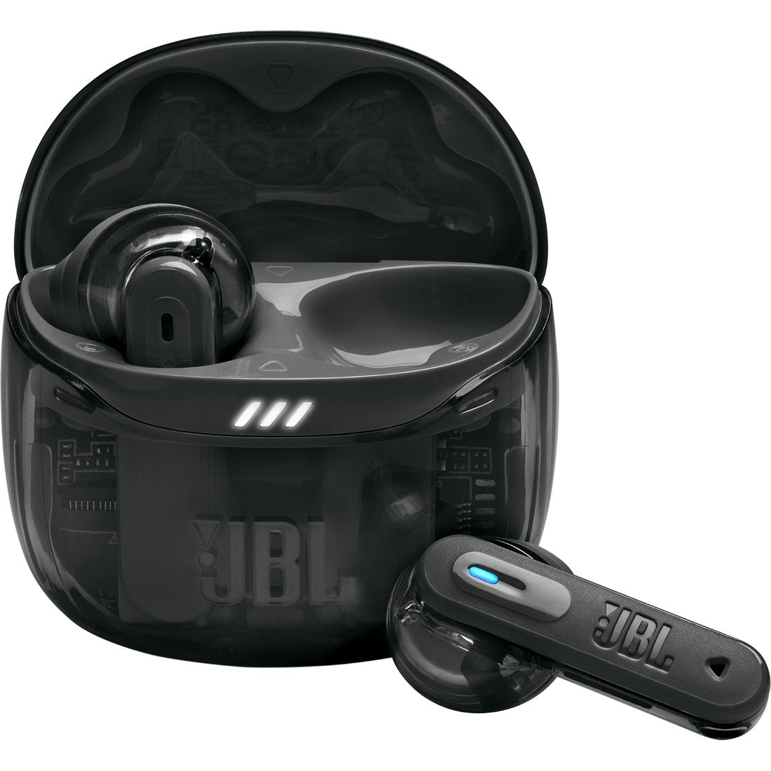 JBL Tune Flex 2 Ghost Edition - Ghost Black - True Wireless Noise Cancelling Earbuds - Hero