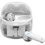 JBL Tune Flex 2 Ghost Edition - Ghost White - True Wireless Noise Cancelling Earbuds - Hero