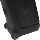 Close-up of wheels on JBL PartyBox 520 Portable speaker 