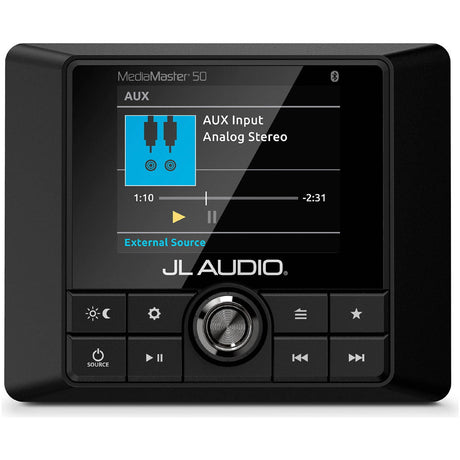 JL Audio MM50 Weatherproof Source Unit with Full-Color LCD Display – #99911