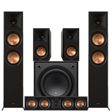 Klipsch RP-6000FBII Reference Premier MK-II 5.0 Speaker Bundle #3 | JL Home Audio D110-GLOSS Dominion 10" Powered Subwoofer- #96281 - Bundle