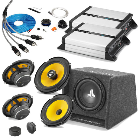 JL Audio C1-650X Bundle #2 - 99042 | 99043 | 98361 | 93264 | 98360 | 90356 | 90429