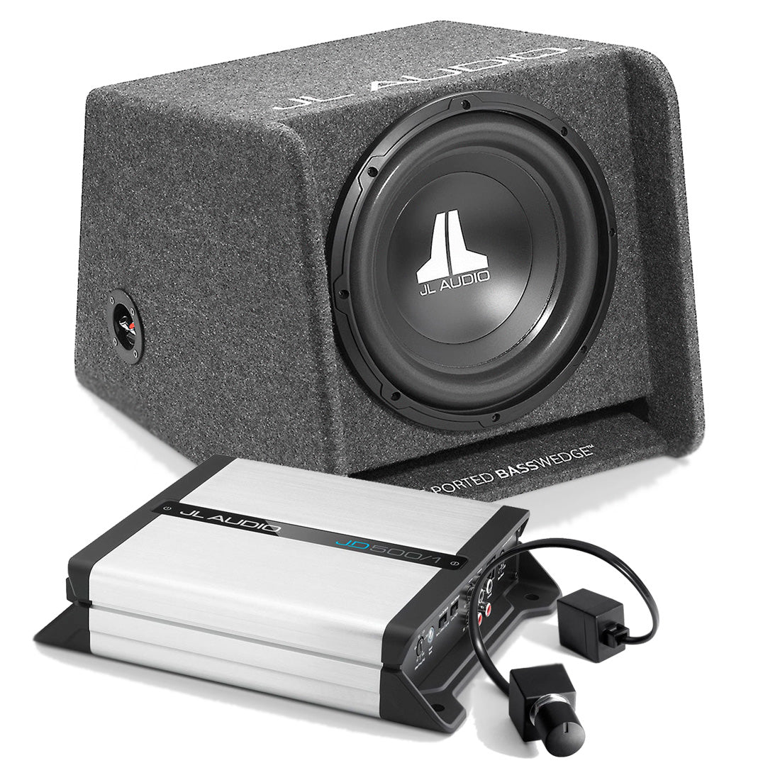 JL Audio CP112-W0V3 Subwoofer JD500/1 Amplifier RBC-1 Remote