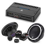 JL Audio RD400/4 4 Ch. Amplifier | C2-600 6" Component Speakers - Bundle - #98621 | #99615