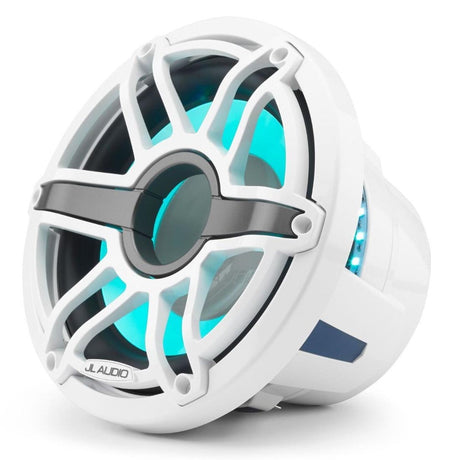 JL Audio M6-10W-S-GwGw-i-4 M6 Series 10" LED Light Marine Subwoofer - White Sport – #93645