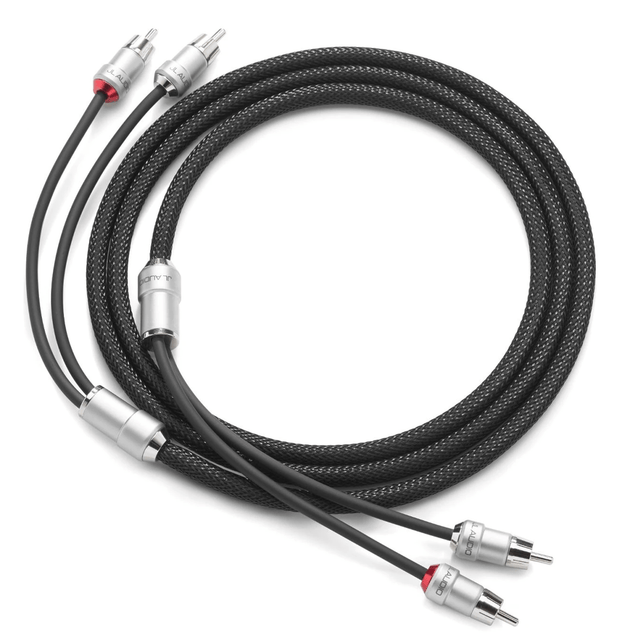 JL Audio XE-BLKAIC2-6 2-Channel Premium Audio Interconnect Cable – 6ft (1.83 m) – #99941