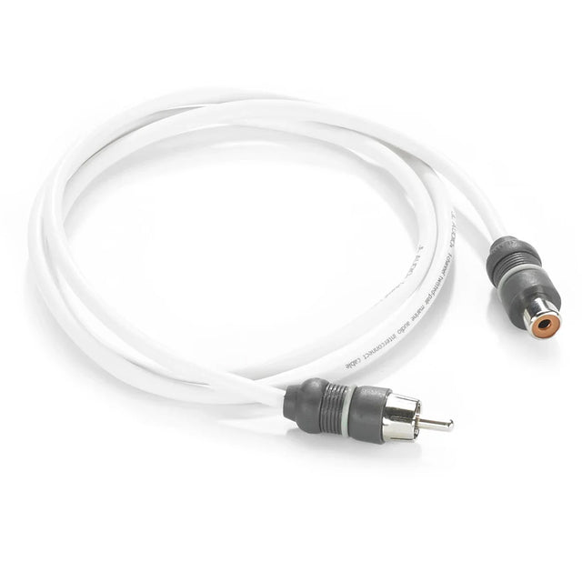 JL Audio XMD-WHTAIC1-3-F 1-Channel 3 Feet Marine Audio Interconnect Extension Cable - #90536