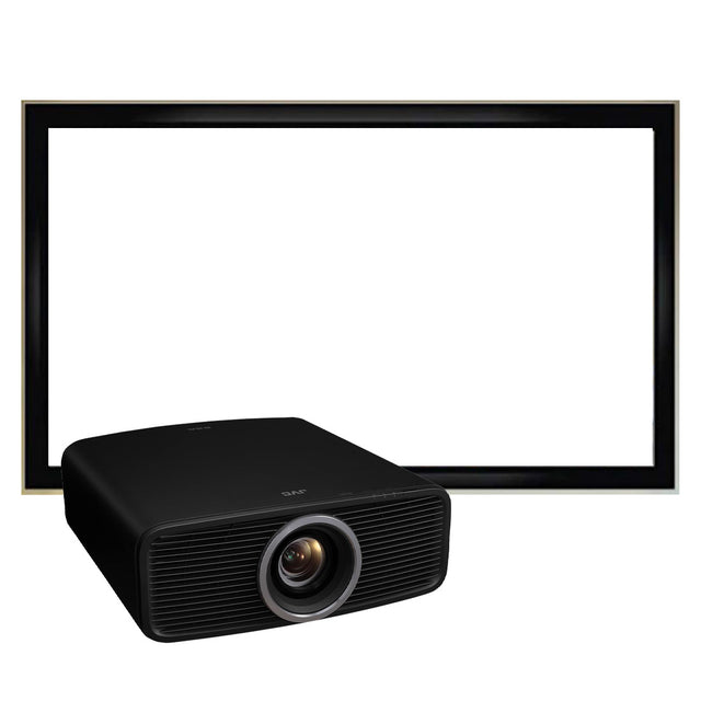 JVC DLA-NZ700 D-ILA 4K Home Cinema Projector | LX-120G169 120" Grey 16:9 Fixed Screen - Bundle