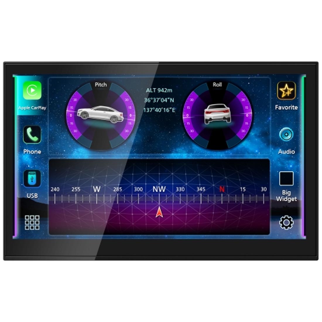 JVC KW-Z800AW 8" HD Direct Replacement Digital Multimedia Receiver