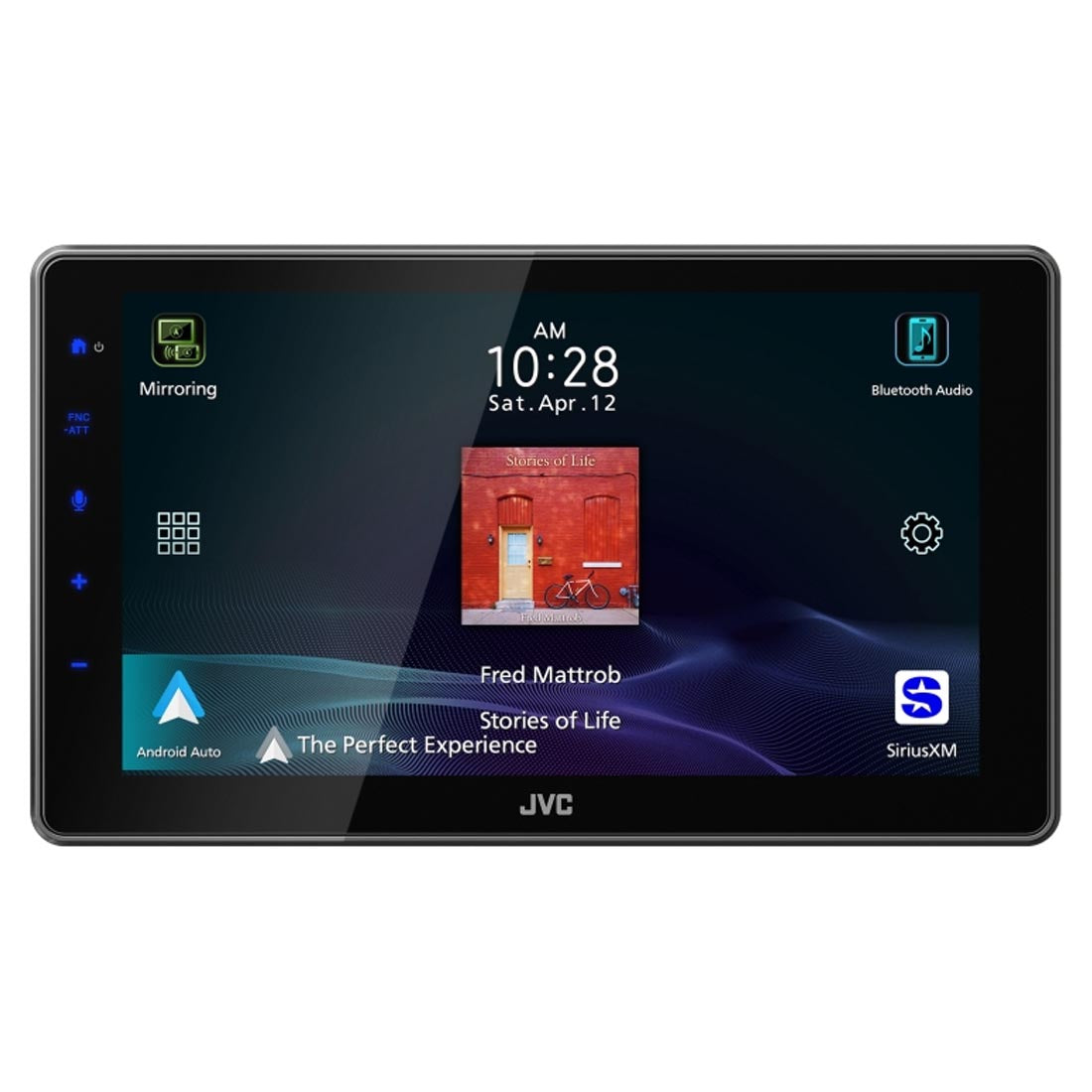 JVC KW-Z900W Single-DIN Floating Digital Multimedia Receiver (does not play discs)