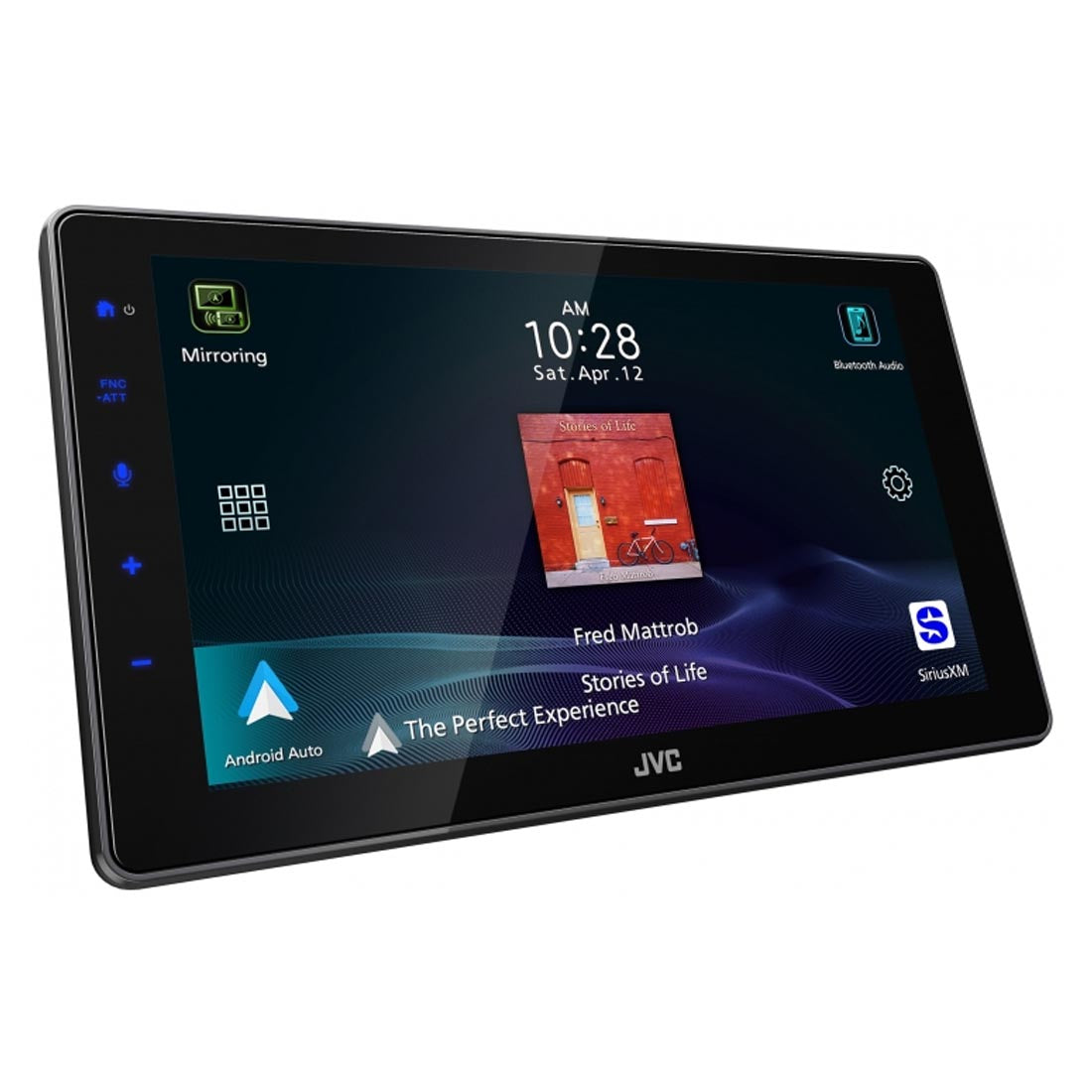 JVC KW-Z900W Single-DIN Floating Digital Multimedia Receiver (does not play discs)