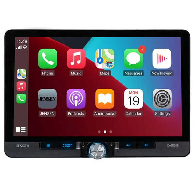 Jensen CAR1013-R 10.1" Floating Touchscreen Digital Multimedia Receiver