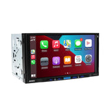 Jensen CAR710-4 7" Double DIN Digital Mechless Multimedia Receiver with Apple CarPlay and Android Auto