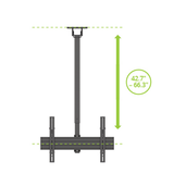 Kanto CM600SG Outdoor Ceiling TV Mount for 37–70" TVs