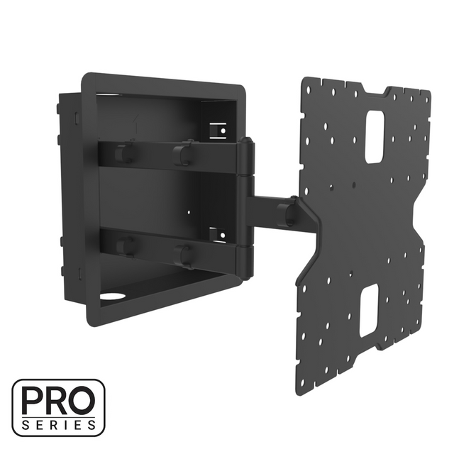 Kanto R400 Recessed In-Wall Full Motion TV Mount for 35–65 Inch TVs