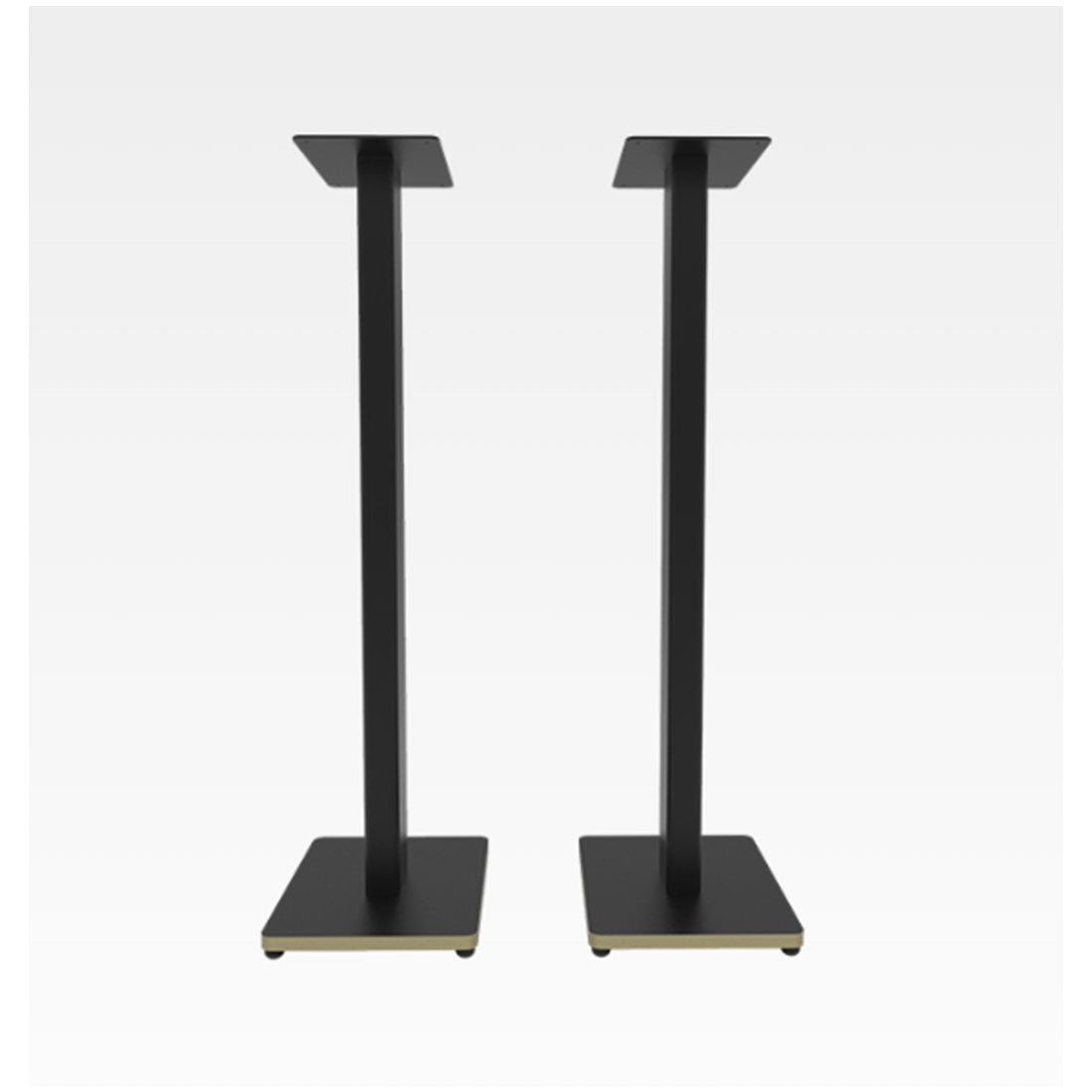 Kanto ST Series Universal Bookshelf Speaker Floor Stands With Plywood Base - Pair