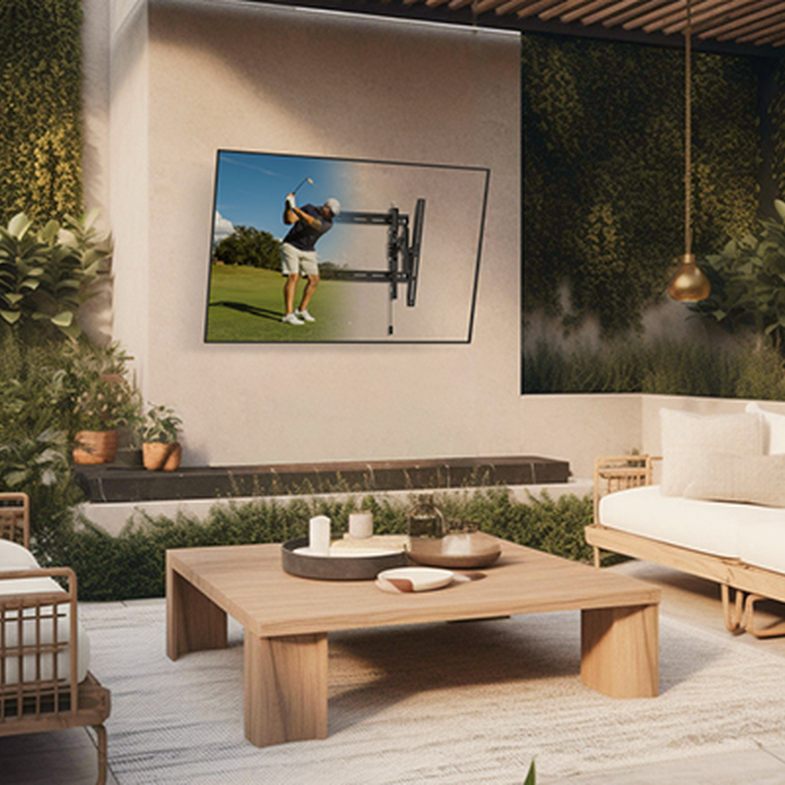 Kanto TE300SG Outdoor Tilt & Extend TV Wall Mount 45–100″