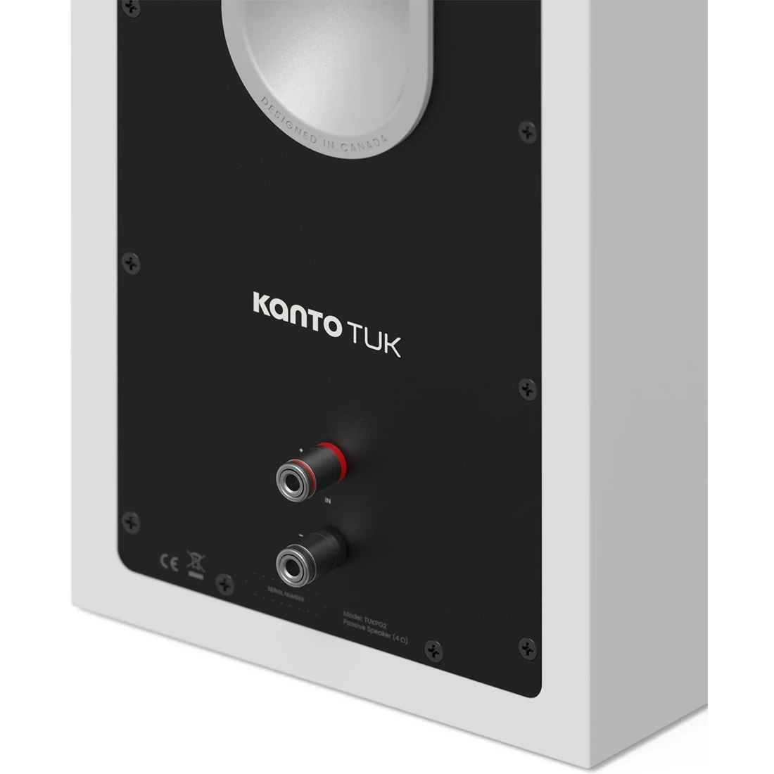 Kanto TUK Passive(2nd Gen) Bookshelf Speakers with AMT Tweeters - Pair
