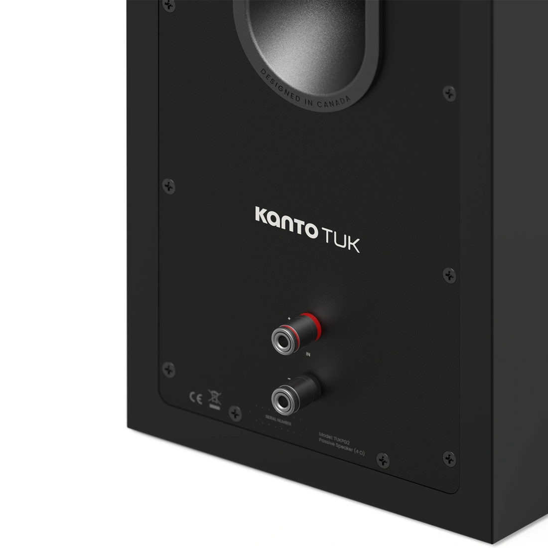 Kanto TUK Passive(2nd Gen) Bookshelf Speakers with AMT Tweeters - Pair