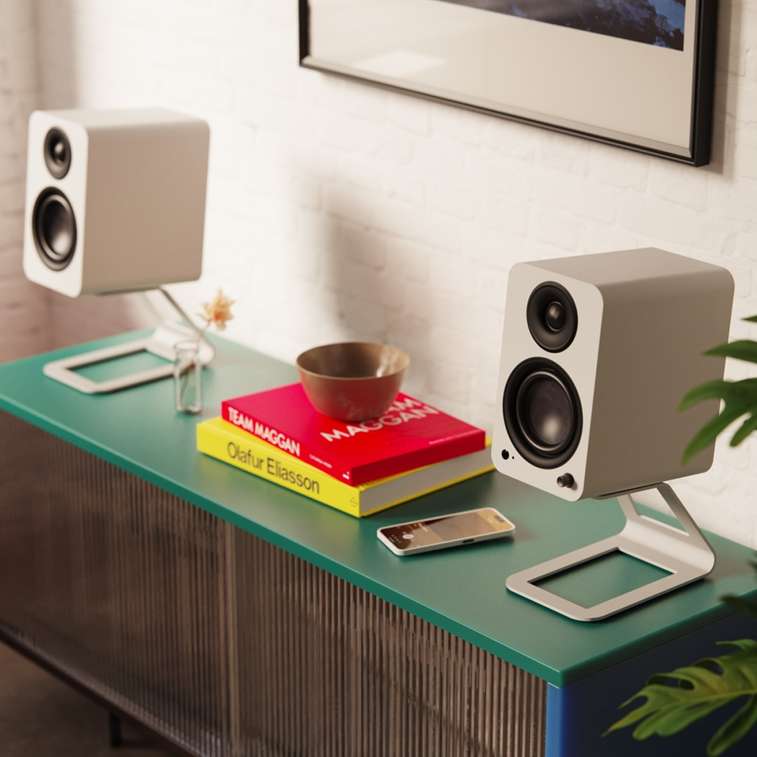 Kanto YU4 2nd Generation Powered Bookshelf Speakers with DSP - Pair
