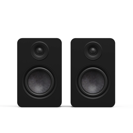 Kanto YU6 Passive (2nd Gen) Bookshelf Speakers with 5.25" Woofers - Black - Pair